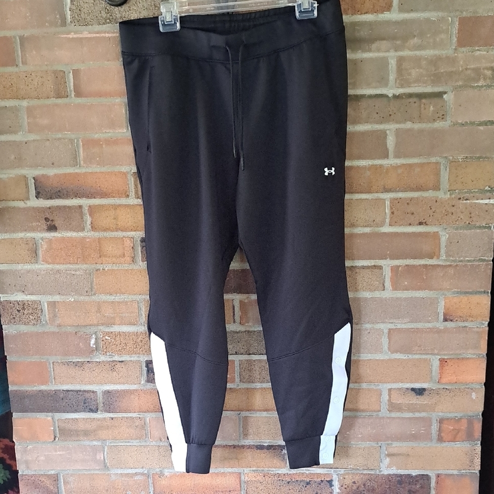 Under Armour Kids Black and White Joggers
